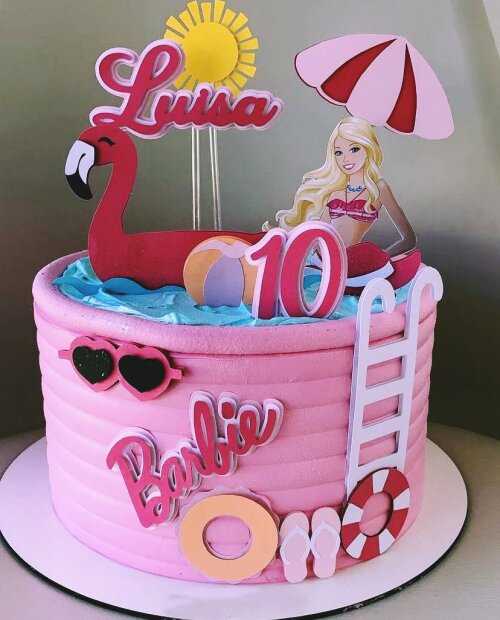 Arquivo de Corte topo pool party Barbie
