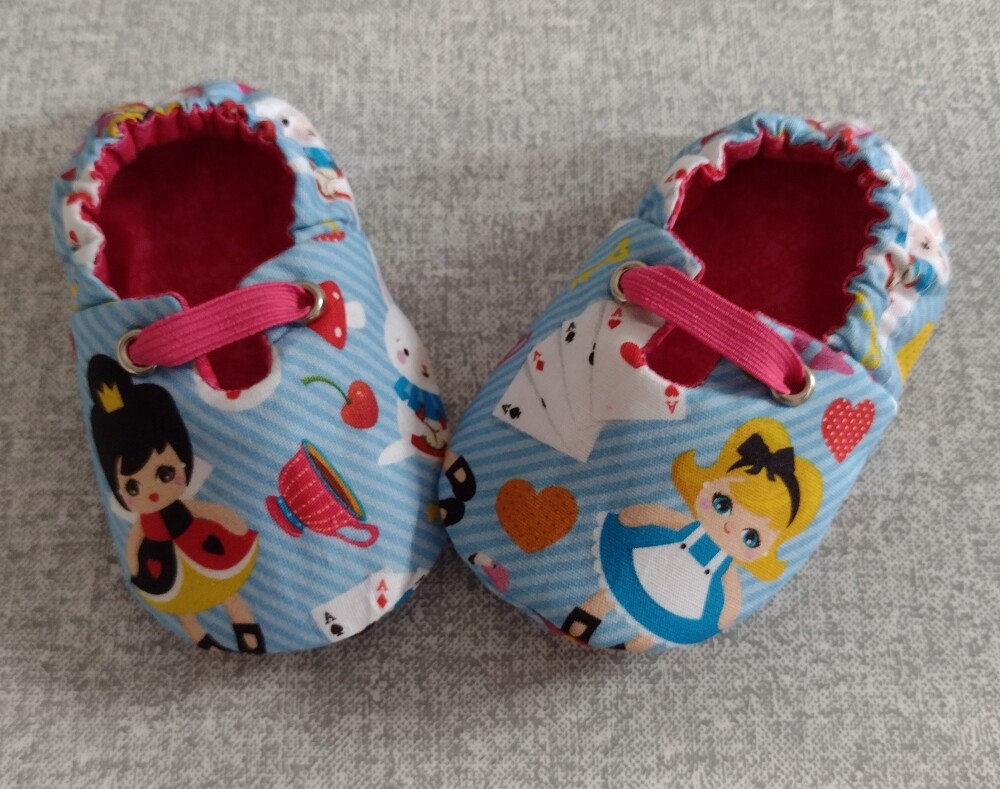 Sapatinho Em Tecido  - Pantufinha com Abertura e Elástico