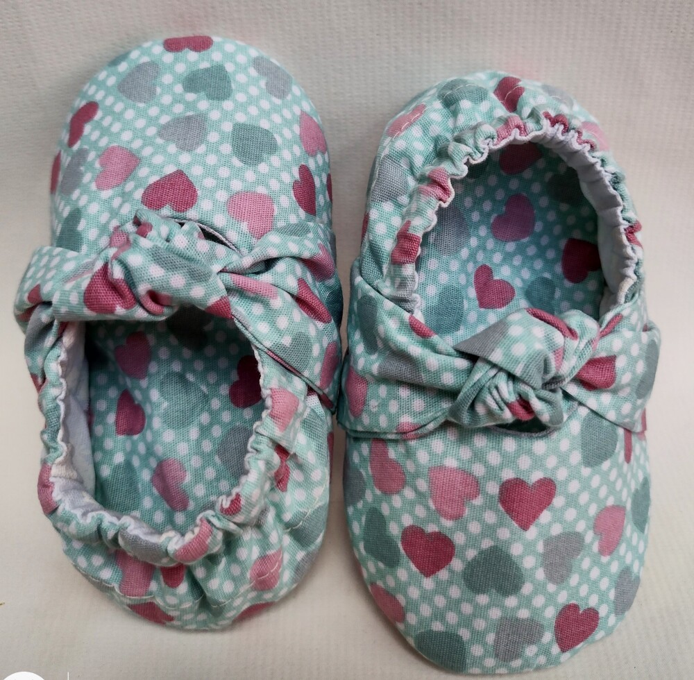 Sapatinho Em Tecido - Pantufinha com Nozinho - Prematuro a 4 Anos