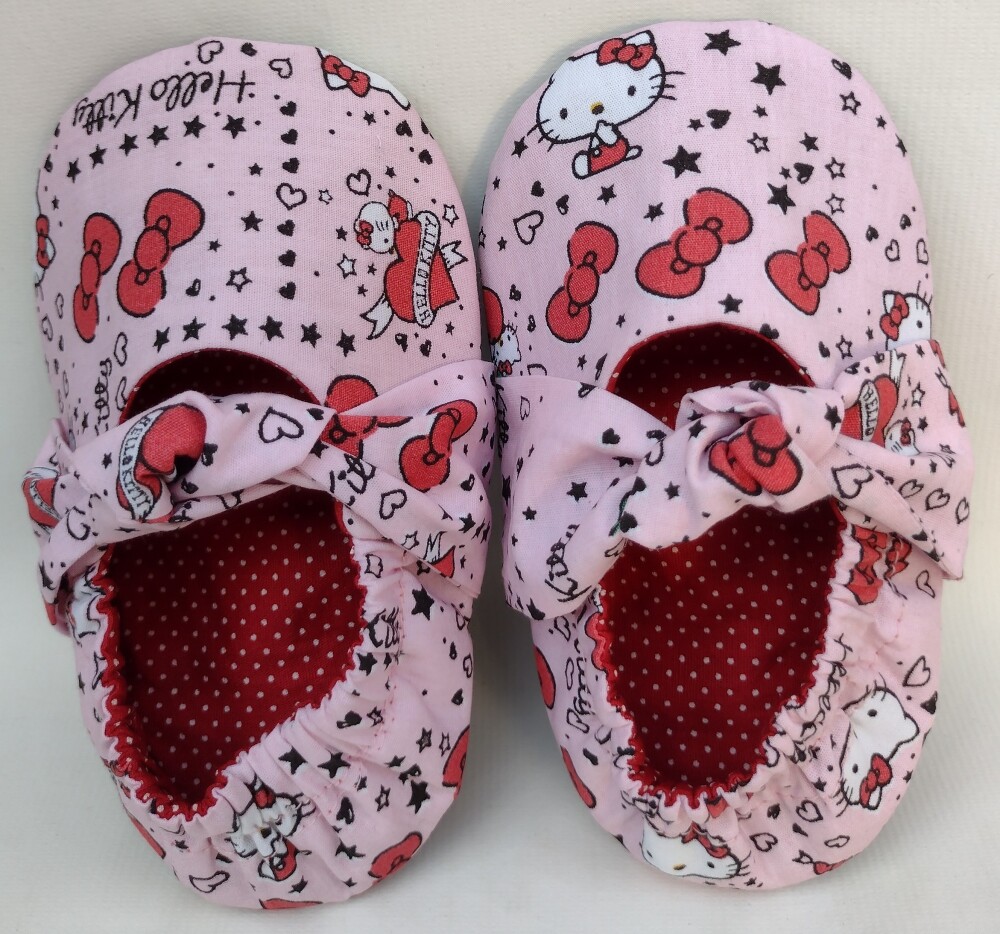 Sapatinho Em Tecido - Pantufinha com Nozinho - Prematuro a 4 Anos