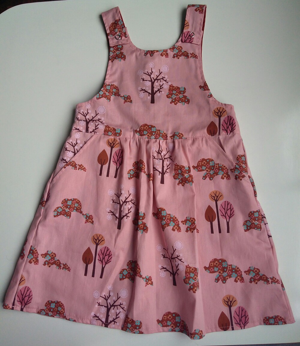Vestido Jardineira - RN a 3 Anos