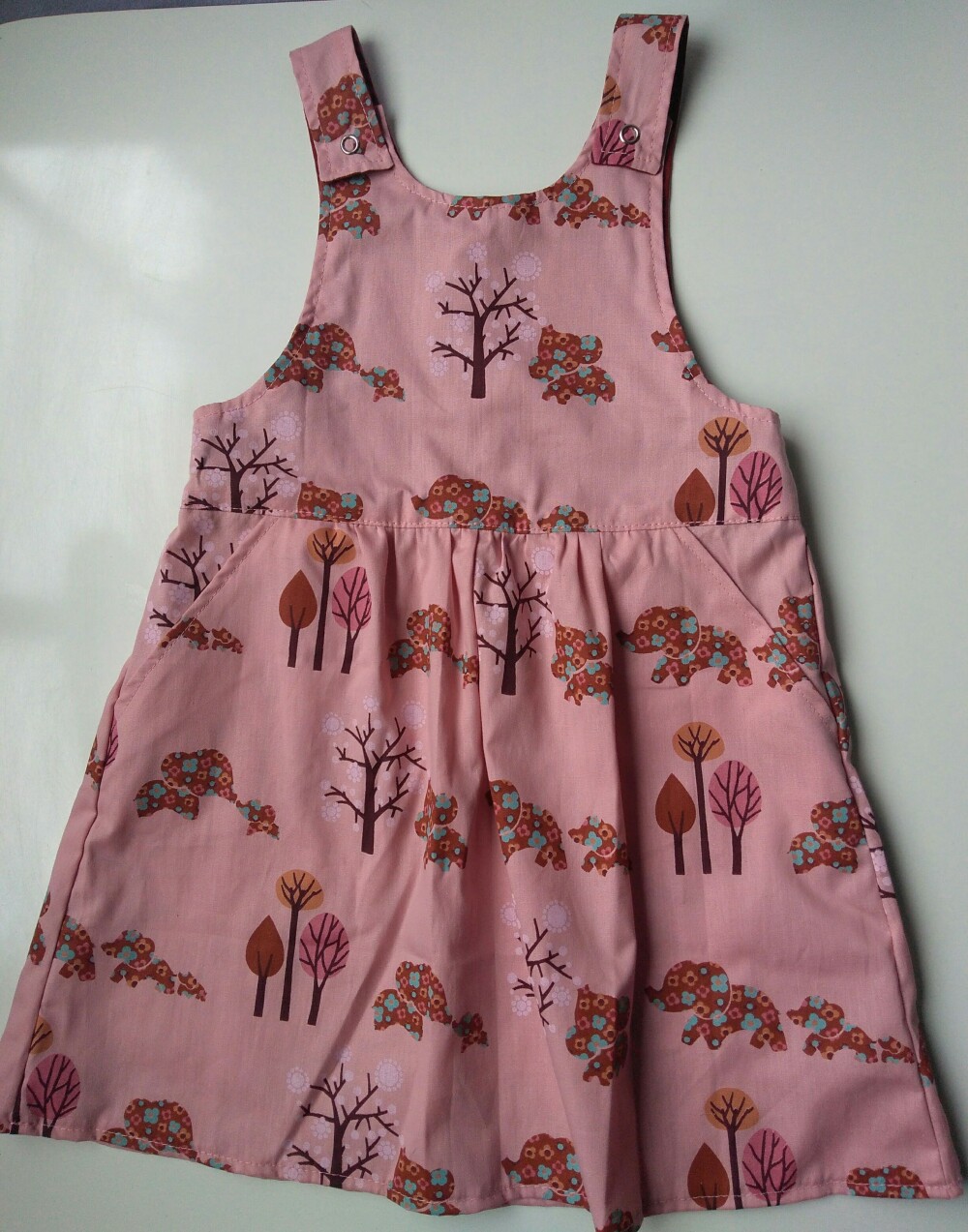 Vestido Jardineira - RN a 3 Anos