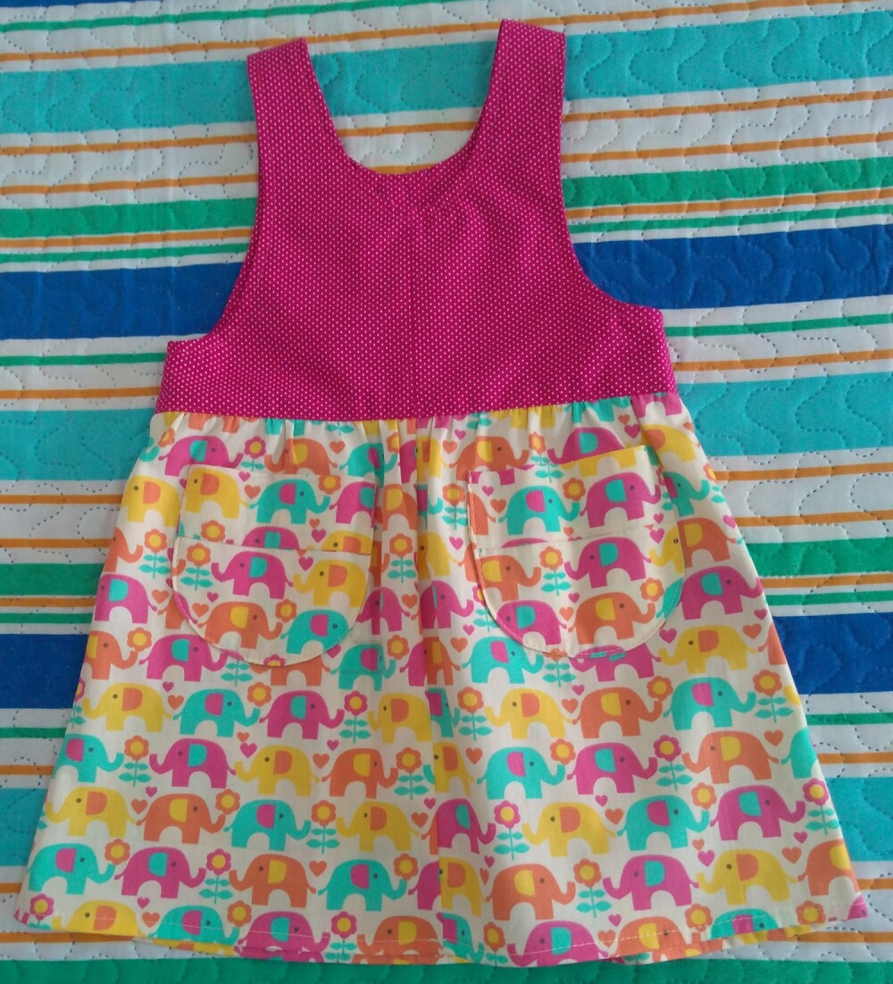 Vestido Jardineira - RN a 3 Anos