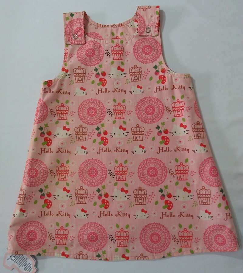 Vestido Modelo Trapézio - RN a 4 Anos