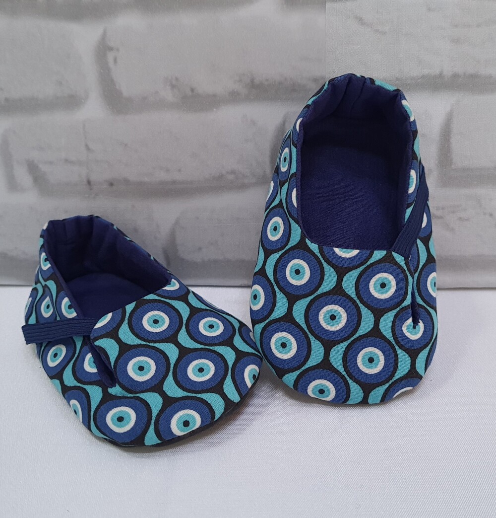 Sapatinho em Tecido para Bebes - Nino - 5/6 Meses - Pronta Entreg