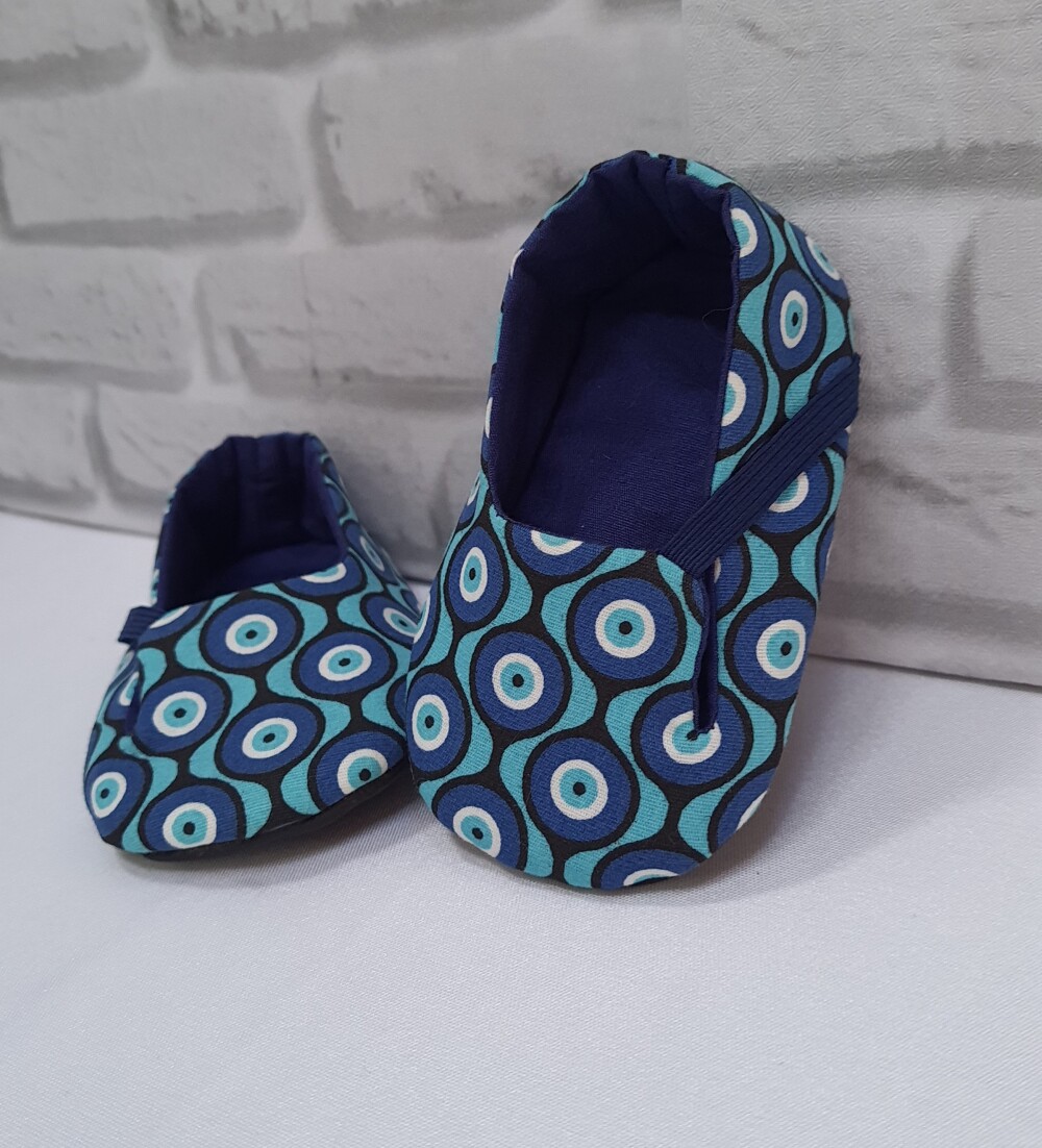 Sapatinho em Tecido para Bebes - Nino - 5/6 Meses - Pronta Entreg