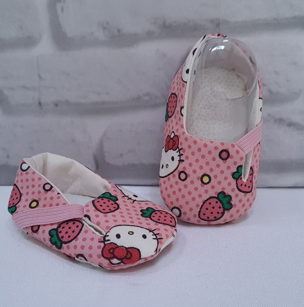 Sapatinho em Tecido para Bebes - Nino - Recém Nascido - 8 cm - P
