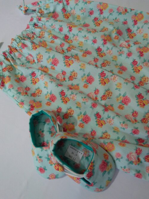 Conjunto de Body de Alcinha e Sapatinho/Pantufinha - RN a 18 Mese