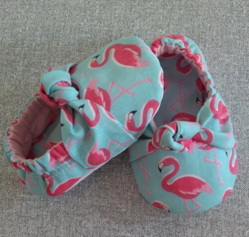 Sapatinho Em Tecido - Pantufinha com Nozinho - Prematuro a 4 Anos
