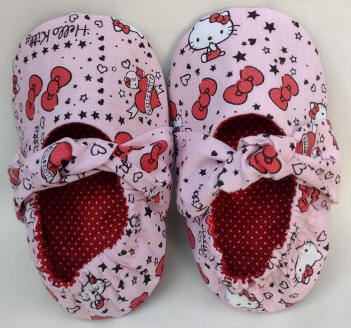Sapatinho Em Tecido - Pantufinha com Nozinho - Prematuro a 4 Anos