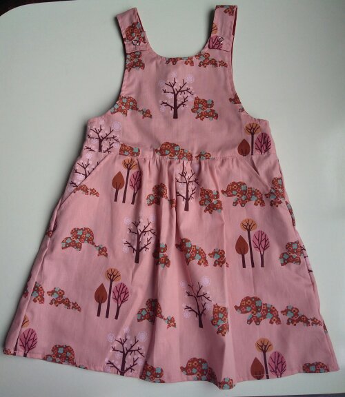 Vestido Jardineira - RN a 3 Anos