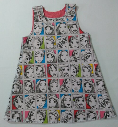 Vestido Modelo Trapézio - RN a 4 Anos