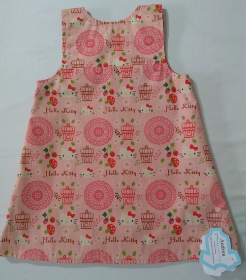 Vestido Modelo Trapézio - RN a 4 Anos