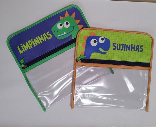 Saquinhos Organizador de Roupa em Sintético Limpinha/Sujinha