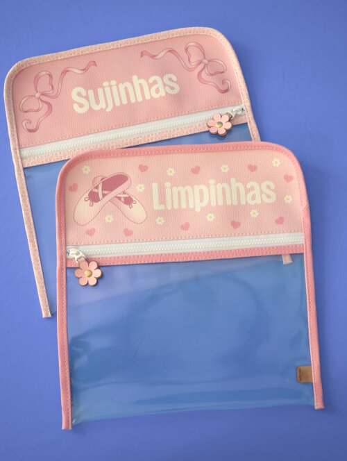 Saquinhos Organizador de Roupa em Sintético Limpinha/Sujinha