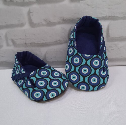 Sapatinho em Tecido para Bebes - Nino - 5/6 Meses - Pronta Entrega