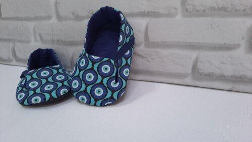 Sapatinho em Tecido para Bebes - Nino - 5/6 Meses - Pronta Entreg
