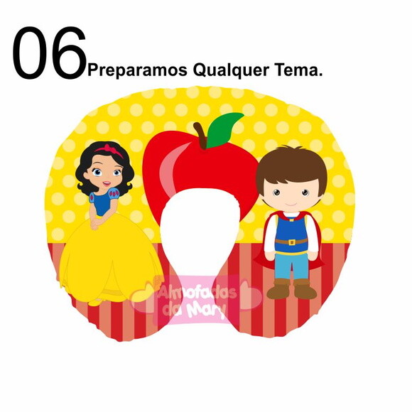 Almofada de Pescoço Branca de Neve