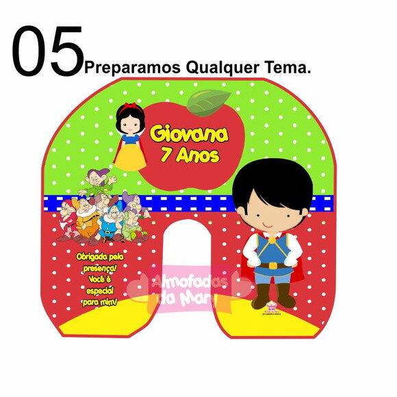 Almofada de Pescoço Branca de Neve