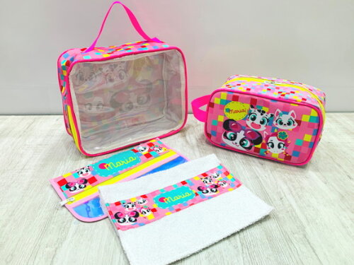 Kit Escolar Kit Higiene , Necessaire m e Necessaire P