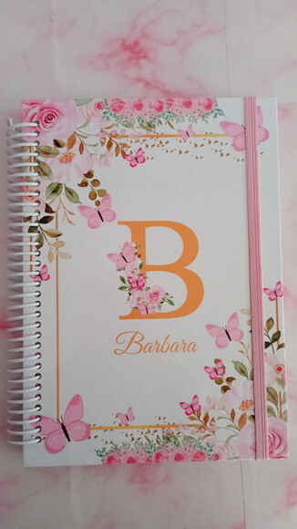 Agenda 2026 Floral Borboleta -100 Folhas