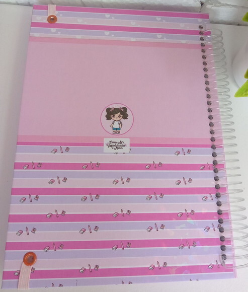 Agenda Escolar A5 Permanente 100 Folhas -menina