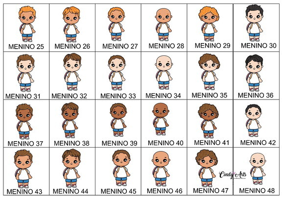 Agenda Escolar A5 Permanente 100 Folhas -menino