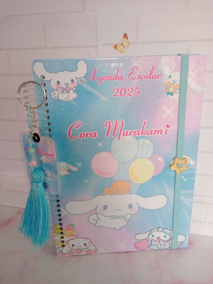 Agenda Escolar A5 Permanente 50 Folhas -cinnamoroll
