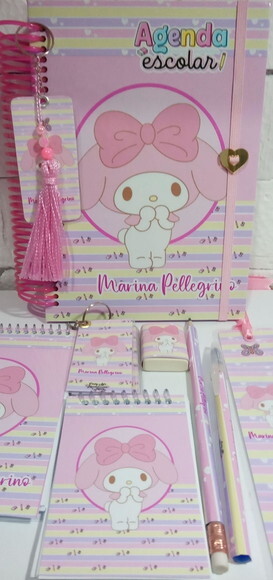 Agenda Escolar A5 Permanente 50 Folhas -my Melody