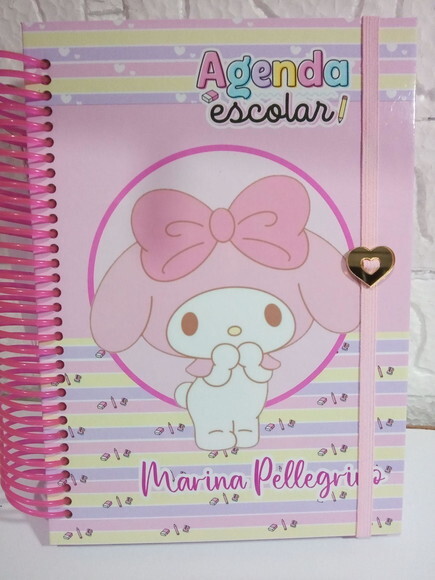Agenda Escolar A5 Permanente 50 Folhas -my Melody