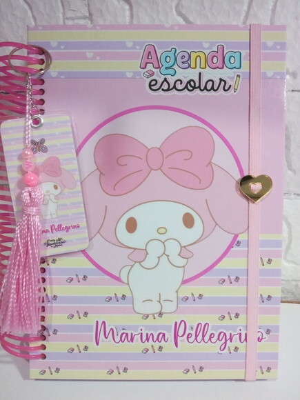 Agenda Escolar A5 Permanente 50 Folhas -my Melody