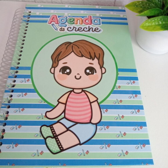 Agenda Escolar Creche - A5 com 100 Folhas Não Datada