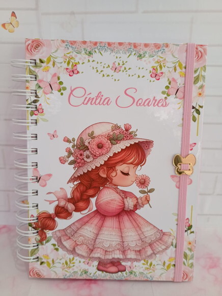 Agenda Permanente 2026 Jardim Floral 50 Folhas