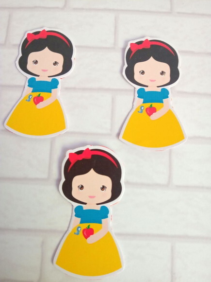 Aplique Personalizado Branca de Neve Cute