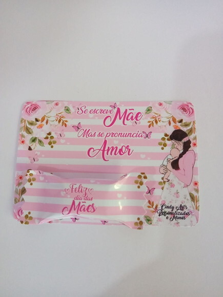 Bala na Card Dia das Mães -jardim das Abençoadas