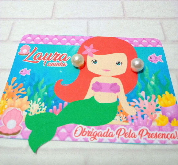 Brinco na Card - Pequena Sereia