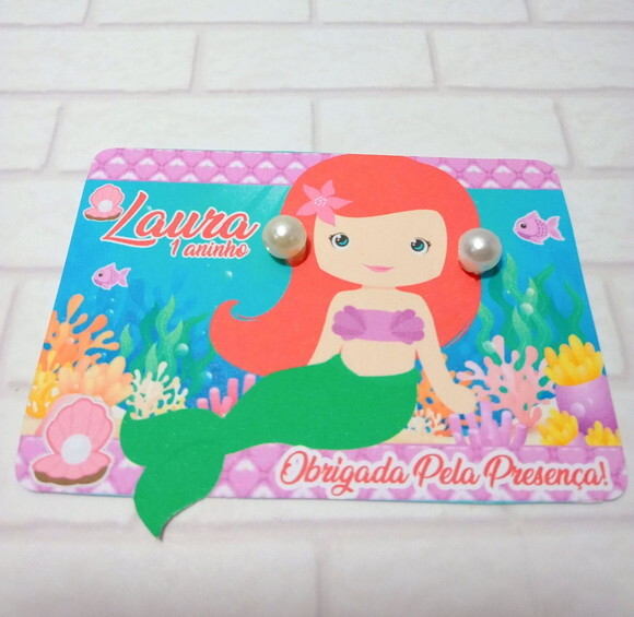 Brinco na Card - Pequena Sereia