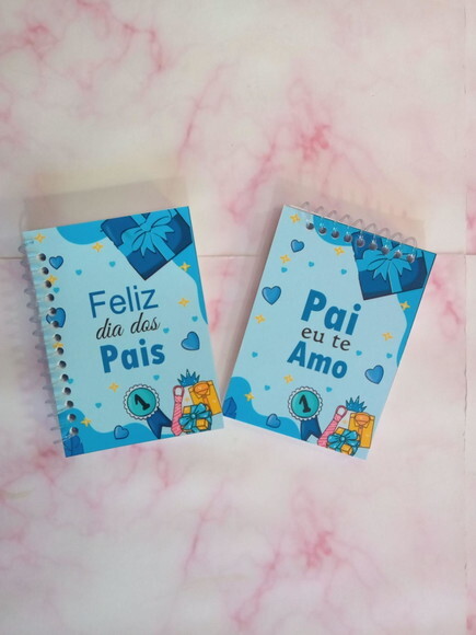 Caderninho Dia dos Pais -7x10 40fls Brancas