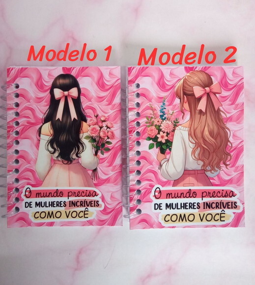 Caderninho/bloquinho Dia da Mulher-7x10 40fls Brancas
