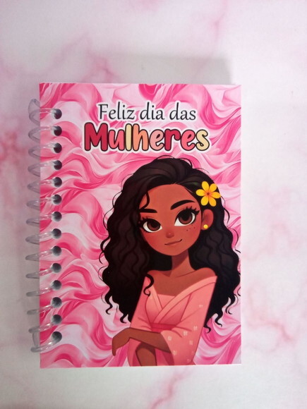 Caderninho/bloquinho Dia da Mulher-7x10 40fls Brancas