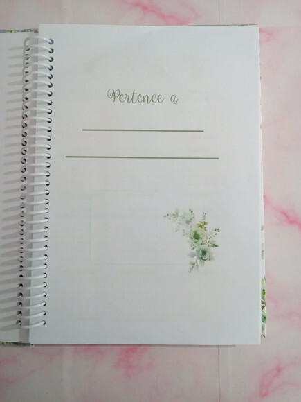 Caderno A5 Personalizado 50 Folhas Brancas