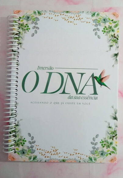 Caderno A5 Personalizado 50 Folhas Brancas