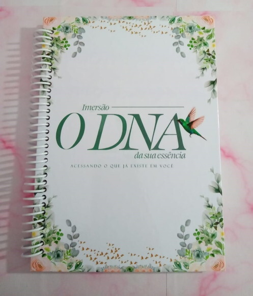 Caderno A5 Personalizado 50 Folhas Brancas