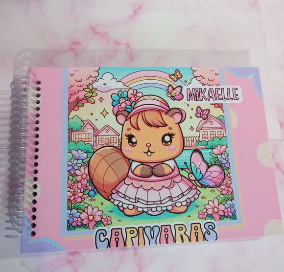 Caderno de Colorir Capivara-30 Folhas