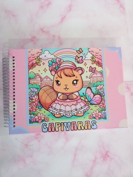 Caderno de Colorir Capivara-30 Folhas