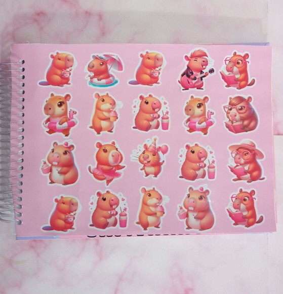 Caderno de Colorir Capivara-30 Folhas