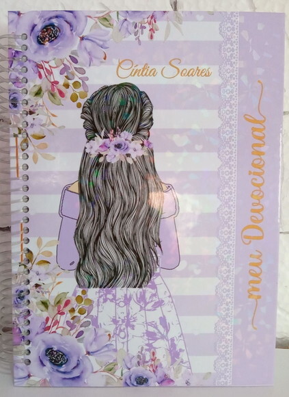 Caderno Pautado A5 100 Folhas -devocional Jardim