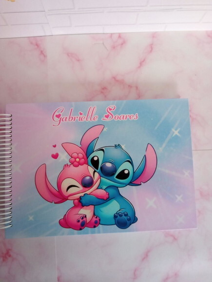 Caderno de Desenho Universitário Holográfico -100 Folhas
