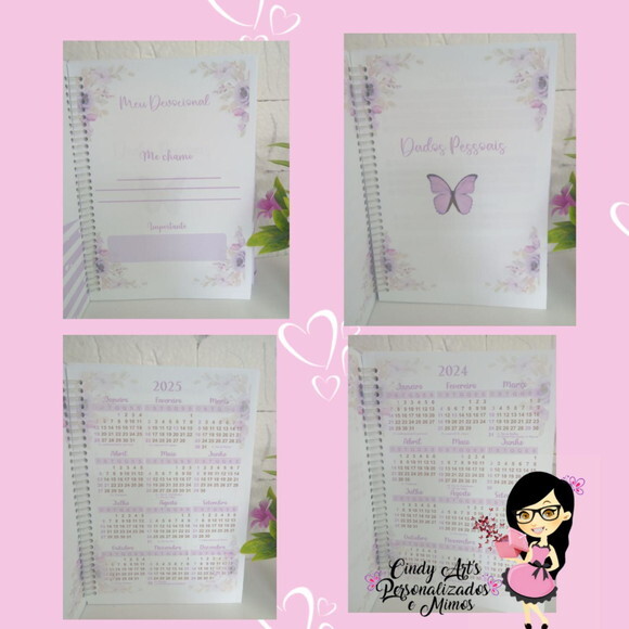Caderno Pautado A5 100 Folhas -devocional Jardim