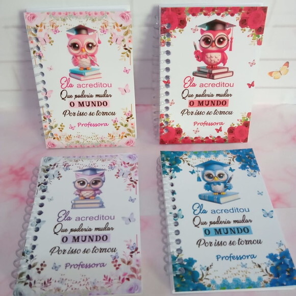 Caderno Universitário 100 Folhas Dia dos Professores